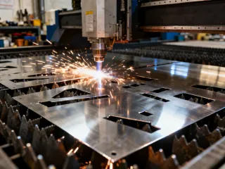 Fiber laser metal fabrication