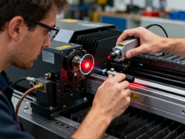 Boss Laser CO2 mirror alignment maintenance procedure